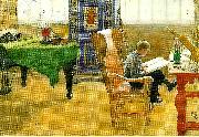 Carl Larsson Esbjorn i lanstolen oil painting on canvas